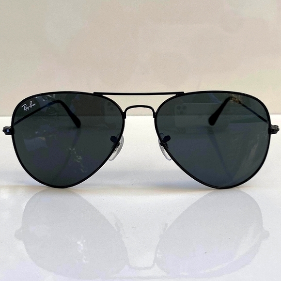 RayBan (Store Display) Aviator All Black RB3025 Classic - Picture 11 of 11